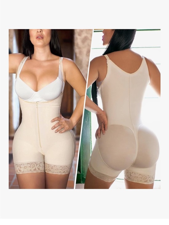 Beige Waist and Thigh Shaper - Empower Your Body